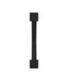 Picioare de masă în formă de X, 2 buc., negru, 90x(72-73) cm, oțel - WOODBB2262