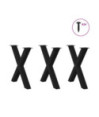 Picioare de masă în formă de X, 3 buc., negru, 80x(72-73) cm, oțel - WOODBB2263 Picioare de masă în formă de X, 3 buc., negru, 80x(72-73) cm, oțel - WOODBB2263