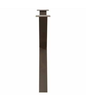 Picioare de masă în formă de X, 3 buc., oțel natural, 90x(72-73) cm - WOODBB2264