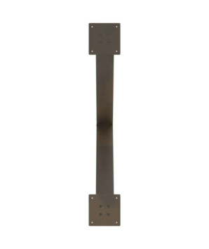 Picioare de masă în formă de X, 3 buc., oțel natural, 90x(72-73) cm - WOODBB2264