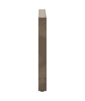 Picioare de masă din oțel natural, 2 buc., 80x(72-73) cm - WOODBB2267