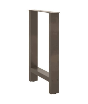 Picioare de masă din oțel natural, 2 buc., 50x(72-73) cm, oțel - WOODBB2268