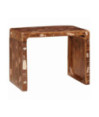 Masă laterală 60 x 35 x 45 cm Lemn masiv reciclat, cu aspect rustic - WOODBB2280