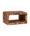 Mese de noptieră 45 x 30 x 24 cm Lemn masiv reciclat, cu aspect rustic - WOODBB2281 Mese de noptieră 45 x 30 x 24 cm Lemn masiv reciclat, cu aspect rustic - WOODBB2281