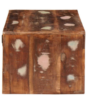 Mese de noptieră 45 x 30 x 24 cm Lemn masiv reciclat, cu aspect rustic - WOODBB2281