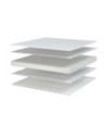 Saltea din spumă cu memorie, alb, 80x200x17 cm, moale - WOODBB2287 Saltea din spumă cu memorie, alb, 80x200x17 cm, moale - WOODBB2287