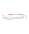Saltea cu arcuri bonnell, fermitate medie, 100x200 cm - WOODBB2291
