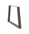 Picioare de masă în formă de V, 2 buc., antracit, 100x(72-73,3) cm, oțel - WOODBB2294