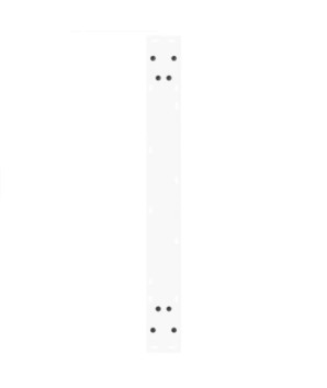 Picioare de masă în formă de V, 3 buc., alb, 80x(72-73,3) cm, oțel - WOODBB2295