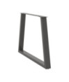 Picioare de masă în formă de V, 3 buc., antracit, 90x(72-73,3) cm, oțel - WOODBB2298