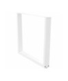 Picioare de masă în formă de V, 3 buc., alb, 100 x (72-73,3) cm, oțel - WOODBB2299