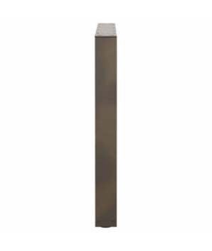 Picioare de masă în formă de V, 3 buc., oțel natural, 80x(72-73,3) cm - WOODBB2301