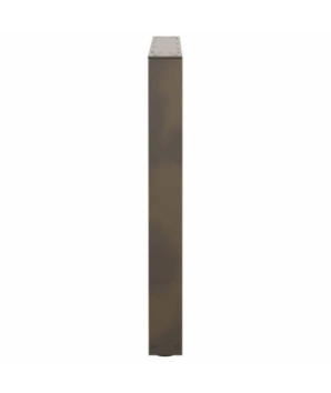 Picioare de masă în formă de V, 3 buc., oțel natural, 90 x (72-73,3) cm - WOODBB2320