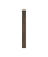 Picioare de masă în formă de V, 2 buc., oțel natural, 80x(72-73,3) cm - WOODBB2321