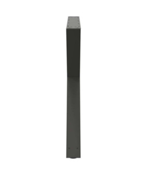 Picioare masă de sufragerie, 2 buc., antracit, 90x(72-73,3) cm, oțel - WOODBB2324