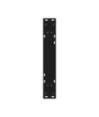 Picioare masă de sufragerie, 2 buc., negru, 60x(72-73,3) cm, oțel - WOODBB2326