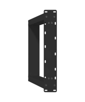 Picioare de masă în formă de U, 2 buc., negru, 60x(72-73) cm, oțel - WOODBB2327