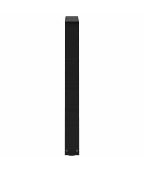 Picioare de masă în formă de V, 2 buc., negru, 60x(72-73,3) cm, oțel - WOODBB2328