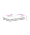Saltea cu arcuri bonnell, fermitate medie, 140x190 cm - WOODBB2338