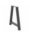Picioare de masă în formă de A, 2 buc., antracit, 70x(72-73) cm, oțel - WOODBB2340