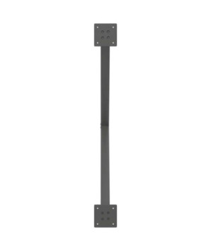 Picioare de masă în formă de X, 2 buc., antracit, 90x(72-73) cm, oțel - WOODBB2344