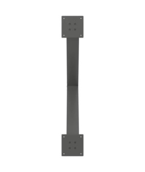 Picioare de masă în formă de X, antracit, 90x(72-73) cm, oțel, 3 buc. - WOODBB2345