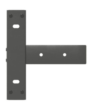 Picioare de masă consolă în formă de T, 2 buc., antracit, 38x25x(72-73) cm, oțel - WOODBB2346