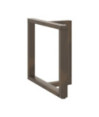 Picioare de masă în formă de T, 2 buc., negru, 70x35x(72-73) cm, oțel - WOODBB2348