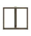 Picioare de masă în formă de T, 2 buc., negru, 70x35x(72-73) cm, oțel - WOODBB2348
