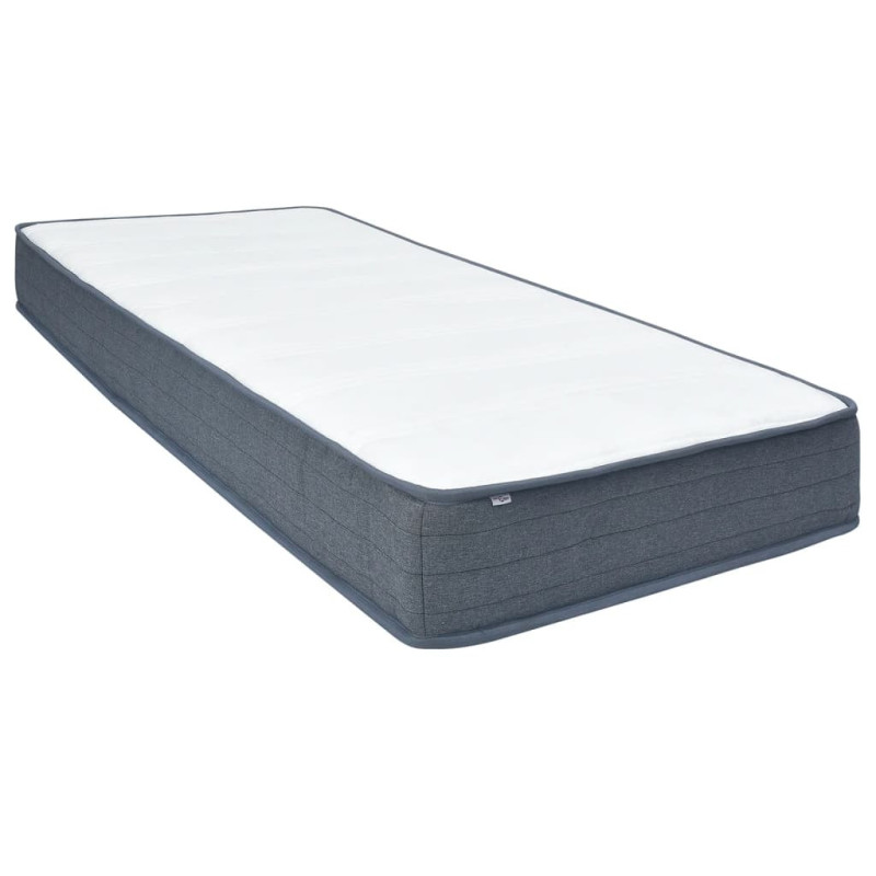 Saltea cu arcuri, 200x70x20 cm moale mediu, material textil - WOODBB2353