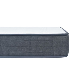 Saltea cu arcuri, 200x70x20 cm moale mediu, material textil - WOODBB2353