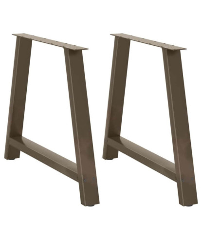 Picioare de masă în formă de A, 2 buc., 90x(72-73) cm, oțel - WOODBB2364