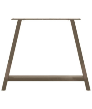 Picioare de masă în formă de A, 2 buc., 90x(72-73) cm, oțel - WOODBB2364
