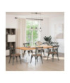Picioare de masă în formă de A, 2 buc., alb, 90x(72-73) cm, oțel - WOODBB2365