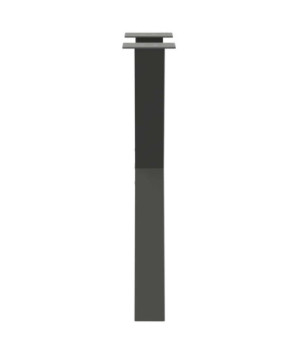 Picioare de masă în formă de X, 2 buc., antracit, 50x(72-73) cm, oțel - WOODBB2366