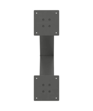 Picioare de masă în formă de X, 2 buc., antracit, 50x(72-73) cm, oțel - WOODBB2366
