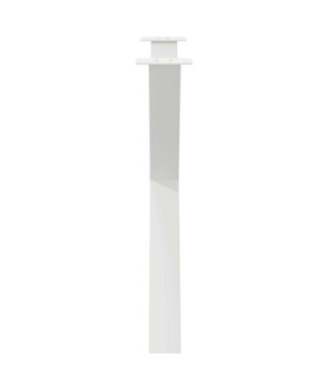 Picioare de masă în formă de X, 2 buc., alb, 90x(72-73) cm, oțel - WOODBB2369