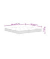 Saltea cu arcuri bonnell, fermitate medie, 180x200 cm - WOODBB2376 Saltea cu arcuri bonnell, fermitate medie, 180x200 cm - WOODBB2376