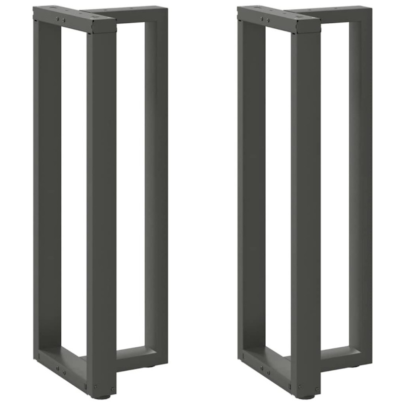 Picioare de masă de bar în formă de T, 2 buc., antracit, 50x35x(110-111) cm, oțel - WOODBB2382 Picioare de masă de bar în formă de T, 2 buc., antracit, 50x35x(110-111) cm, oțel - WOODBB2382