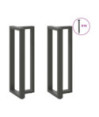 Picioare de masă de bar în formă de T, 2 buc., antracit, 50x35x(110-111) cm, oțel - WOODBB2382 Picioare de masă de bar în formă de T, 2 buc., antracit, 50x35x(110-111) cm, oțel - WOODBB2382