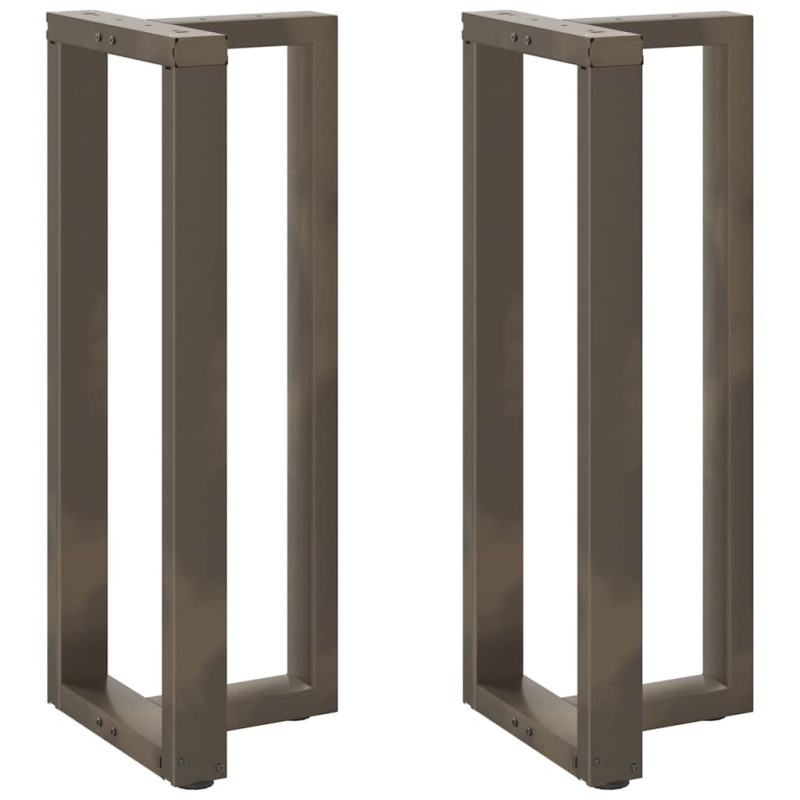 Picioare de masă de bar în formă de T, 2 buc., negru, 50x35x(100-101) cm, oțel - WOODBB2384 Picioare de masă de bar în formă de T, 2 buc., negru, 50x35x(100-101) cm, oțel - WOODBB2384