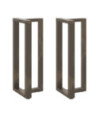 Picioare de masă de bar în formă de T, 2 buc., negru, 50x35x(100-101) cm, oțel - WOODBB2384 Picioare de masă de bar în formă de T, 2 buc., negru, 50x35x(100-101) cm, oțel - WOODBB2384