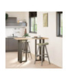 Picioare de masă de bar în formă de T, 2 buc., negru, 50x35x(100-101) cm, oțel - WOODBB2384 Picioare de masă de bar în formă de T, 2 buc., negru, 50x35x(100-101) cm, oțel - WOODBB2384