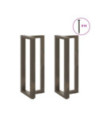 Picioare de masă de bar în formă de T, 2 buc., negru, 50x35x(100-101) cm, oțel - WOODBB2384 Picioare de masă de bar în formă de T, 2 buc., negru, 50x35x(100-101) cm, oțel - WOODBB2384
