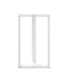 Picioare de masă de bar în formă de T, 2 buc., alb, 60x35x(100-101) cm, oțel - WOODBB2386 Picioare de masă de bar în formă de T, 2 buc., alb, 60x35x(100-101) cm, oțel - WOODBB2386