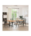 Picioare masă de sufragerie negre, 2 buc., 70x(72-73) cm, oțel - WOODBB2387