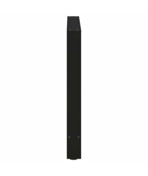 Picioare masă de sufragerie negre, 2 buc., 70x(72-73) cm, oțel - WOODBB2387