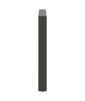 Picioare de masă antracit, 2 buc., 100x(72-73) cm, oțel - WOODBB2390