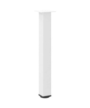 Picioare masă consolă, 4 buc., alb, 72-74 cm, oțel - WOODBB2391