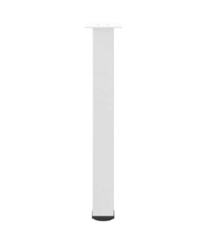 Picioare masă consolă, 4 buc., alb, 72-74 cm, oțel - WOODBB2391